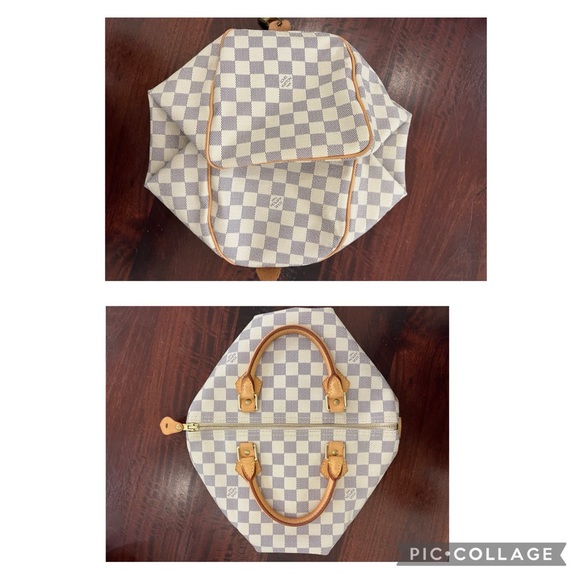 Louis Vuitton Speedy 30 Damier Azur - Picture 12 of 16